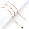 Fashionable necklace stainless steel from pearl, chain