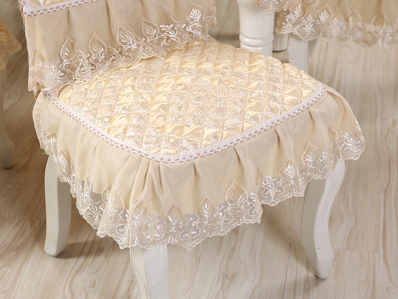 欧式春溢满园黄椅垫 (9)