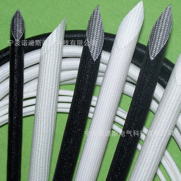 厂价直销 硅橡胶玻璃纤维套管 内纤外胶 柔软有弹性 耐高温耐高压