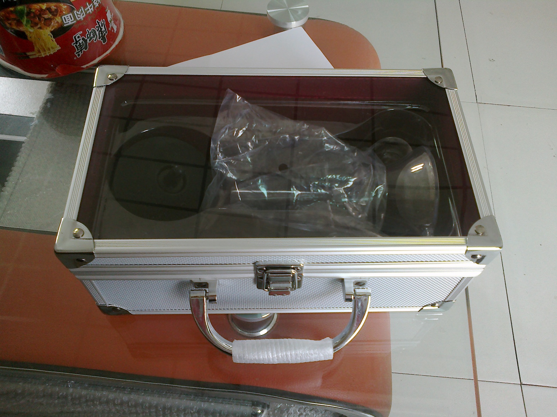 定做 精美皮带盒 数码电子产品铝合金包装盒 开窗透明铝箱