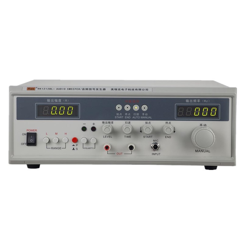 深圳美瑞克RK1212BL+音频扫频信号发生器(全数显、带极性）