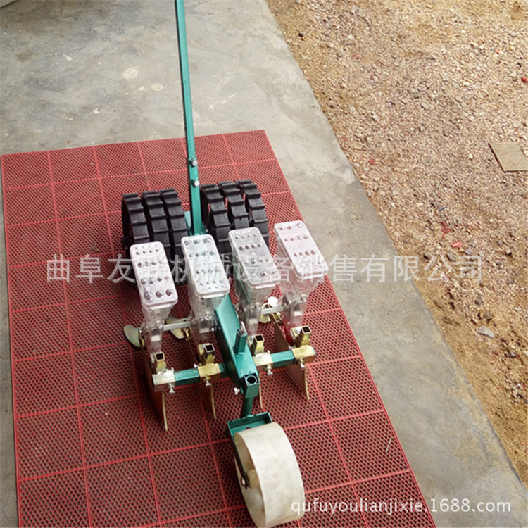 蔬菜小粒种子播种机 全新萝卜籽精播机 电动4行蔬菜播种机 58