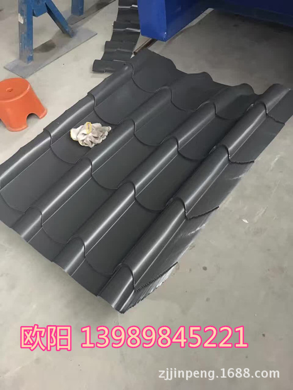 济南临沂青岛彩钢仿古装饰瓦零售批发 红色|灰色金属仿古瓦批发价