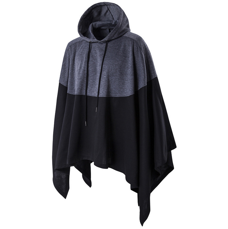 Express eBay men's Cape Hooded Sweater autumn new men's Cape large casual coat