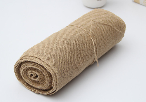 30*10M linen table runner, linen roll, original hemp color tablecloth, chair back, Christmas craft wedding decoration table runner