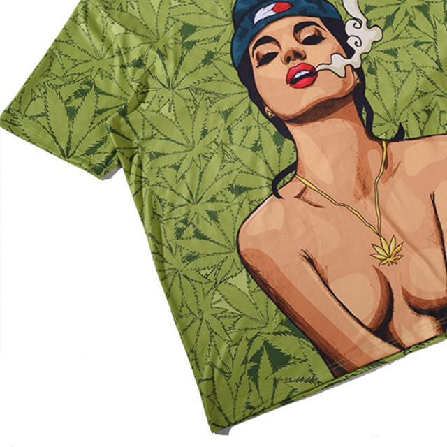 New Fashion Creative Digital Printing Men’s Short Sleeve Large