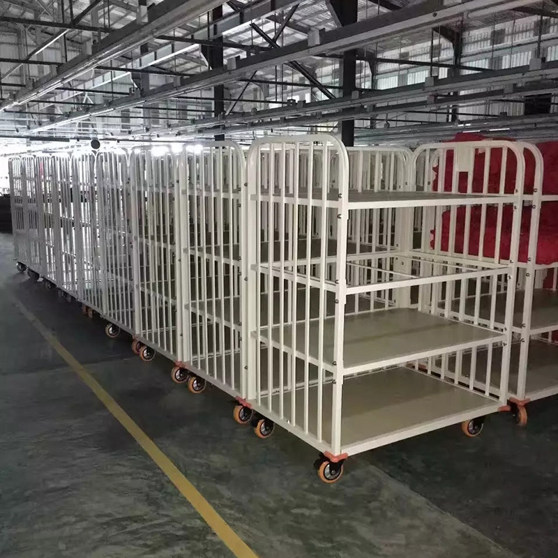 闽黔直供服装厂多层多格裁片推车 工业服装手推车专用车间工业车