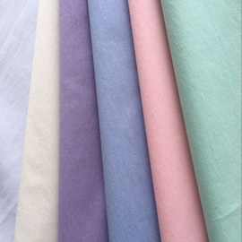 现货供应40S棉锦弹力交织衬衫布 女装用染色布
