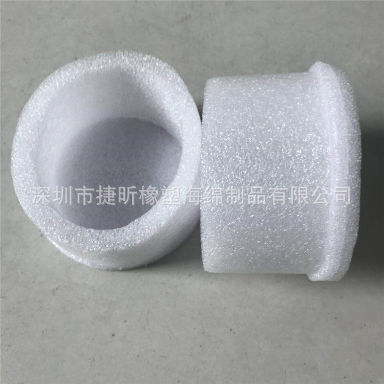 厂家供应珍珠棉管贴底加工易碎产品泡棉管套