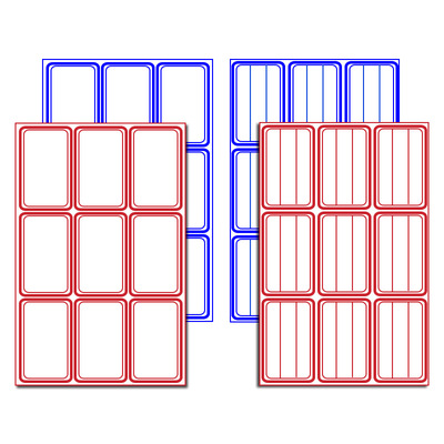 标签贴纸 彩色价格标签贴 55张 不干胶贴纸 批发办公用品厂家直销|ms