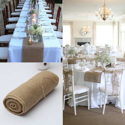 30*10M linen table runner, linen roll, original hemp color tablecloth, chair back, Christmas craft wedding decoration table runner