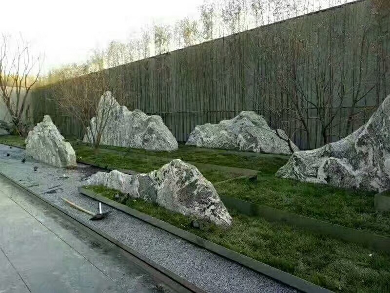 纹路清晰雪浪石白灰色雪浪石广东泰山石在哪里买 泰山石厂家在哪-阿里巴巴