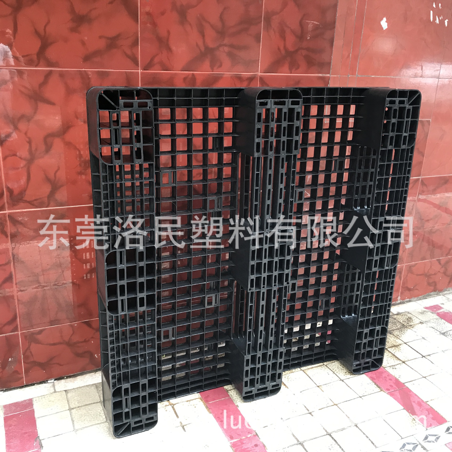 厂家供应塑胶货物防静电卡板 仓储运输防静电黑色塑料仓库托盘