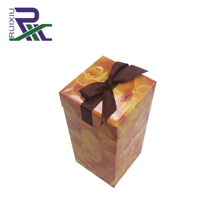 厂家定制创意节日礼品盒 牛皮纸天地盒折叠化妆品通用礼物包装盒