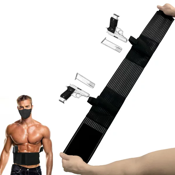 New multifunctional double gun breathable waist cover universal left and right hand invisible double gun cover breathable waist seal