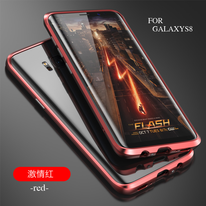 GINMIC Sword Slim Light Aluminum Frame Metal Bumper Case for Samsung Galaxy S8 Plus & Galaxy S8