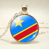 Pendant, fashionable accessory, with gem, wish, European style