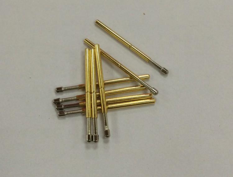 1.7弹簧测试针 P160-D2 大圆头镀镍 PCB板探针  质量保证 2#顶针