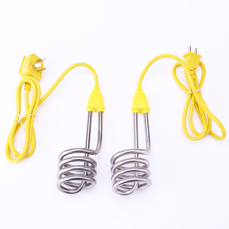 热得快烧水器不锈钢热的快 学生宿舍烧水器电热棒洗澡快速 加热棒|ru