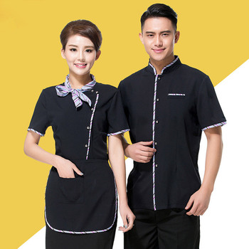【餐厅工作服款式】餐厅工作服夏价格_工作服