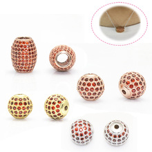 YB雅缤 925银珠子满钻球 现货批发 银圆珠子35307