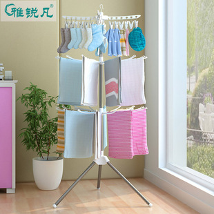 [A generation of hair] Ya Ruifan multifunctional drying rack towel drying rack baby diaper rack stainless steel multi-layer