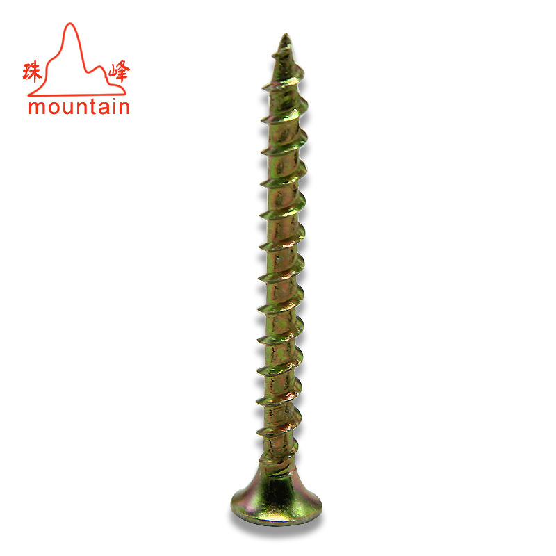 厂家直销镀彩锌 十字快速牙纤维板螺丝 纤维板钉1件为1000个