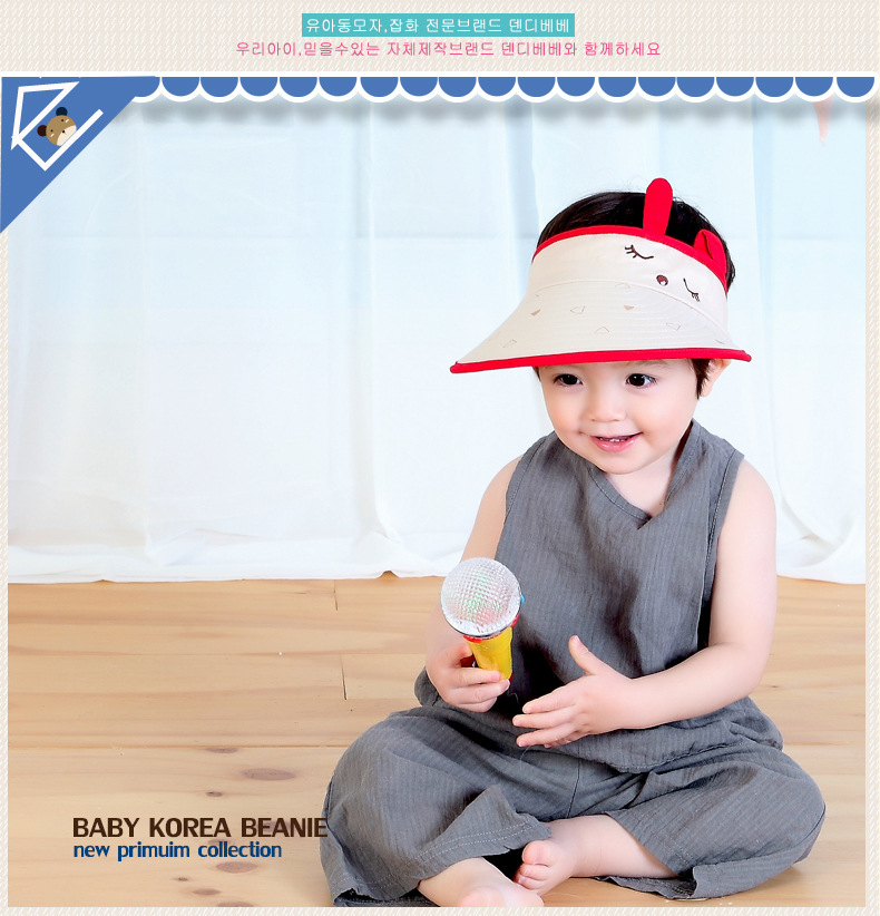 小兔大檐空顶帽_06