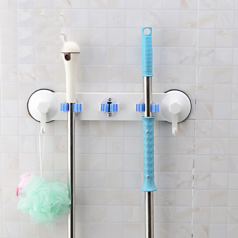 强力吸盘拖把挂钩浴室免打孔门后扫把架卫生间挂拖布架免打钉