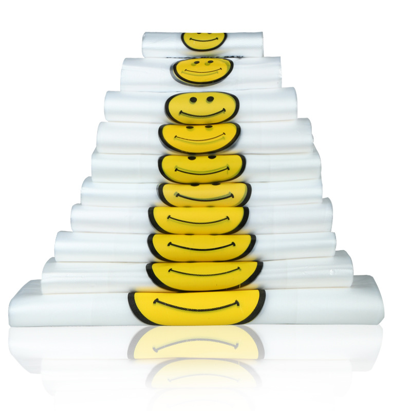 goods in stock customized wholesale thickening Vest pocket New material food Maga bags Fast food tea with milk Packaging bag