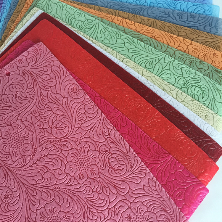 无纺布压花  节日礼品包装，场景装饰   花纹可定制