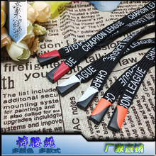 厂家直销 供应印字空心扁绳 双色扁头裤腰绳 休闲儿童服装衣帽绳