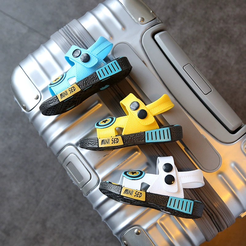 Детские сандалии мальчик трансграничный minised лето весна пластик 3-6 лет пуговицы водонепроницаемый 2024 пляж