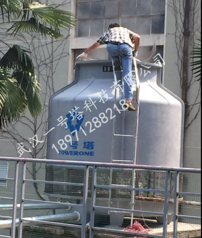 圆形逆流式冷却塔玻璃钢冷却塔厂家批发方形高温冷却塔