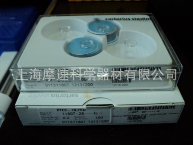 德国SARTORIUS 聚四氟乙烯滤膜11807-25-N 25mm 0.2UM