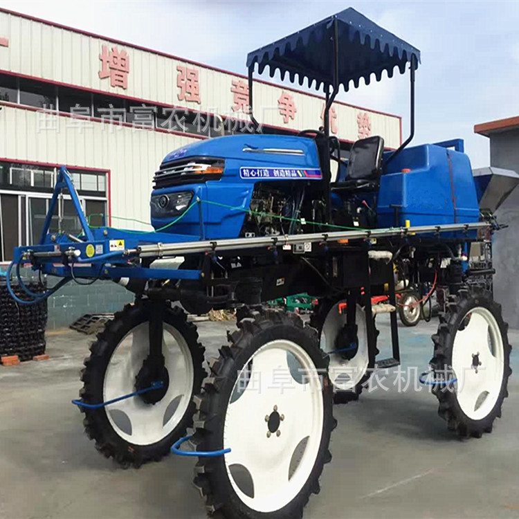 柴油自走式四轮打药机 四轮打药机 田地打药机
