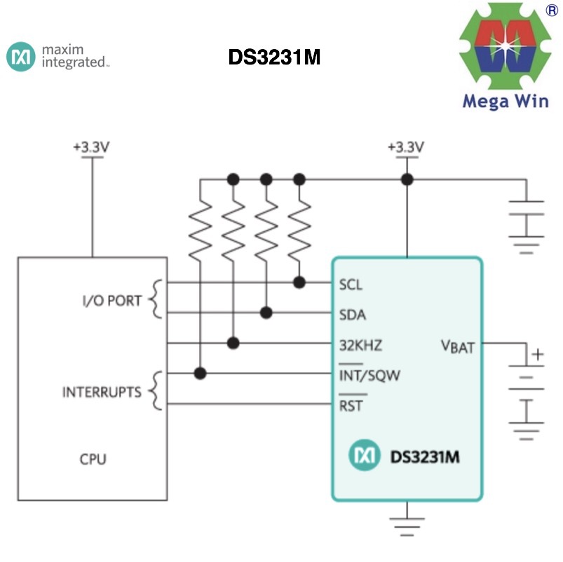 DS3231M DS3231SN I2Cʵʱʱ(RTC)