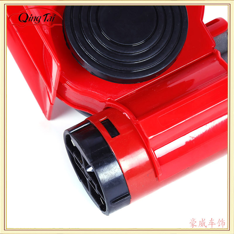 Factory direct sales of car horns, red 12V air pumps, snail horns, and wholesale of car and motorcycle electrical horns detail image 10