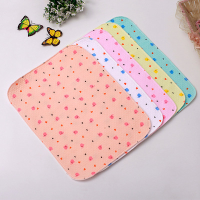 纯棉婴儿隔尿垫可洗防水防漏尿大姨妈小垫子新生宝宝用品透气尿片|ms