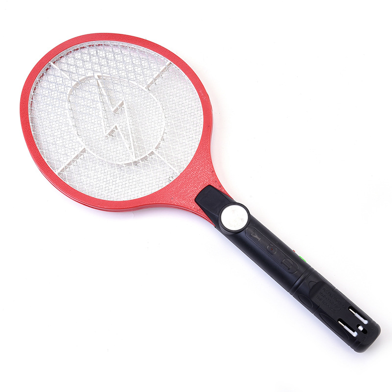 电蚊拍充电式LED灭蚊拍三层超大网面电驱蚊器苍蝇拍 一件代发