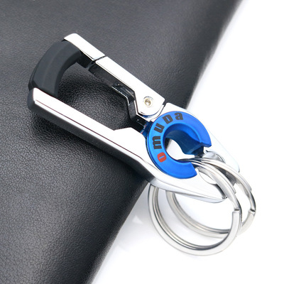 wholesale quality goods Ohmeda 3748 Metal Key buckle man high-grade automobile Keychain Stainless steel originality