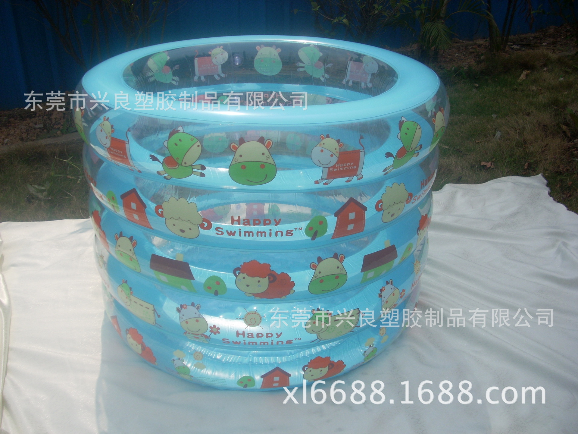 pvc充气婴儿游泳池吹气婴儿脖圈吹气儿童水池厂家直销来样定做