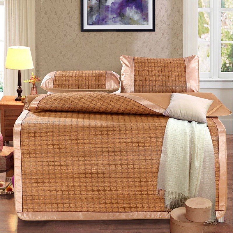 Taizhou summer sleeping mat Manufactor Direct selling Royal rattan seats Three-piece Suite thickening Air-conditioned seats ]