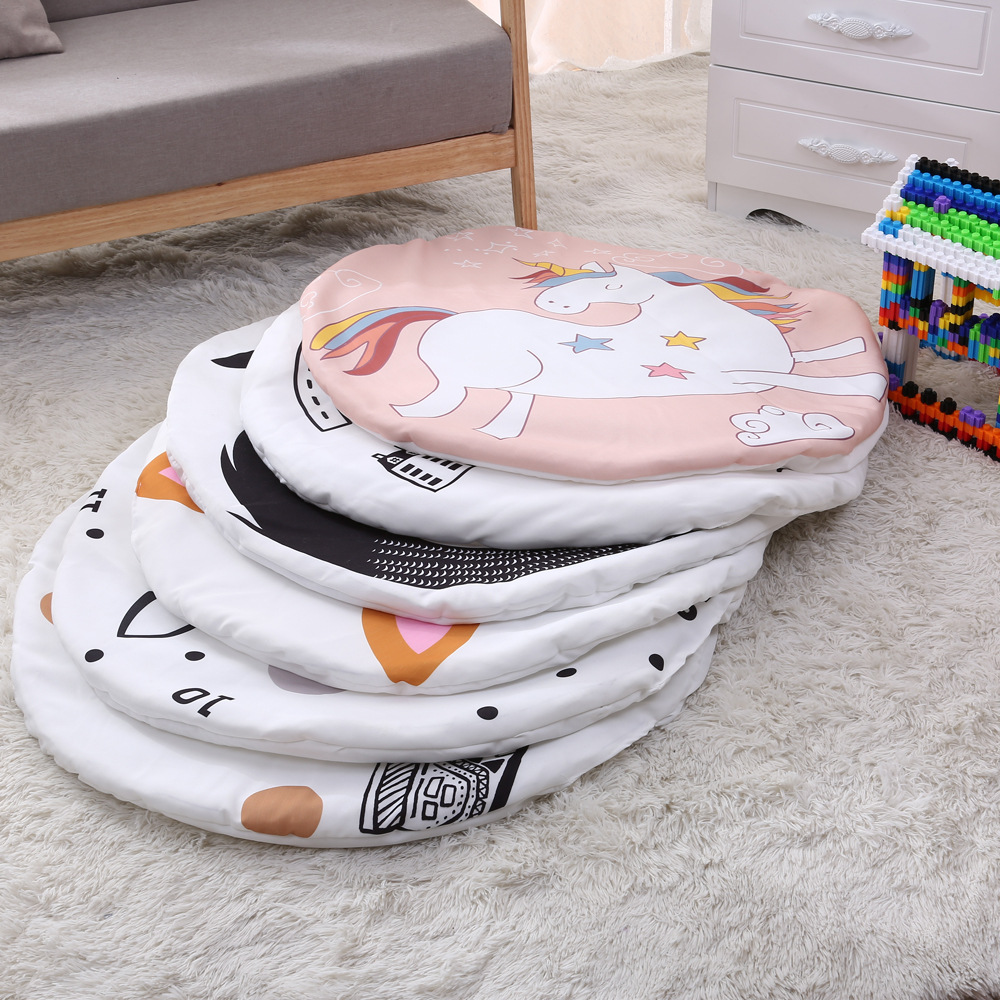 Ins Baby Playing Mats Crawling Creeping Mat Fox Unicorn Toys Games Mats