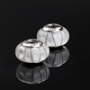 925 Silver Creative glazed beads European and American fashion, beautiful petals glazed beads manufacturers wholesale one