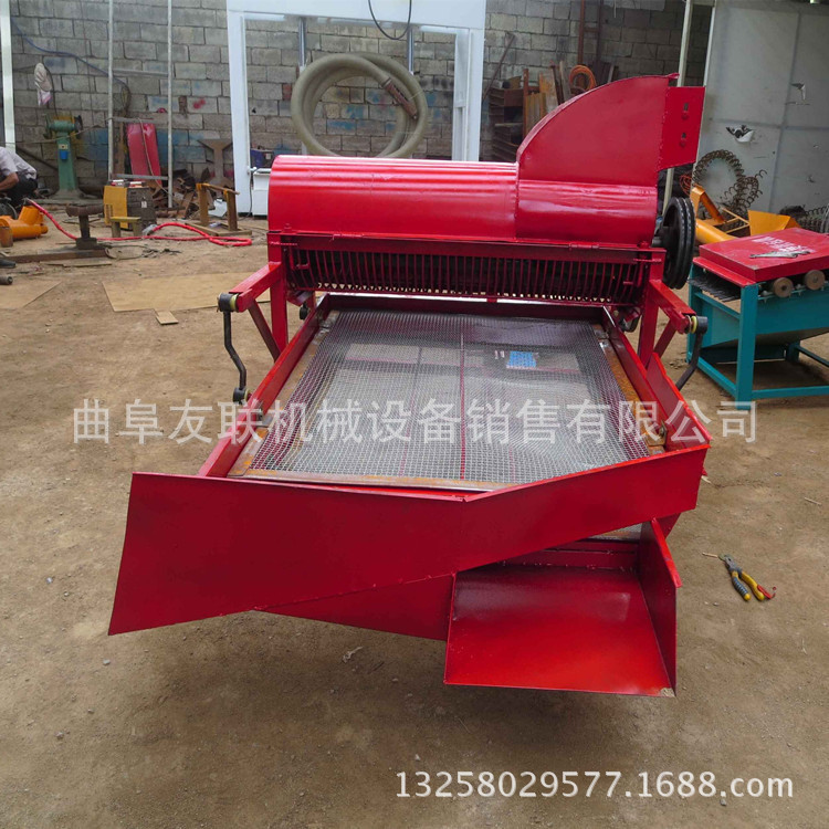 信阳市松原四轮带动油葵脱粒机批发价格 食葵脱粒机产量 厂家直销