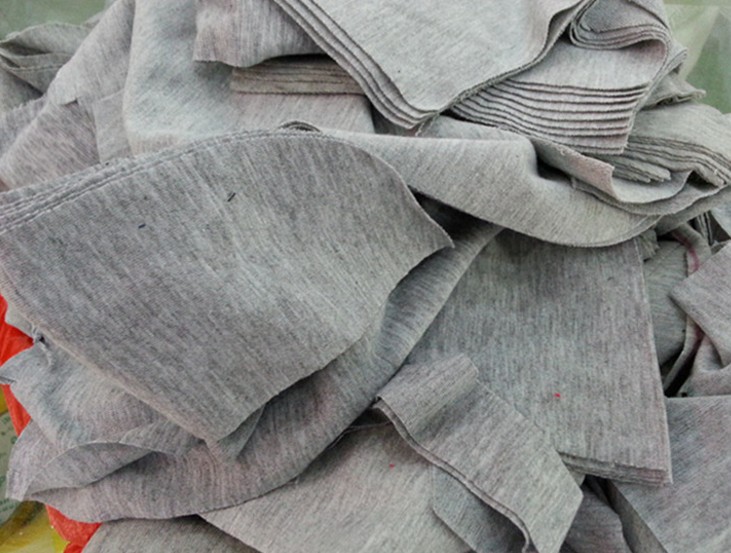 灰色碎布 纯棉布料工业用抹布 汽修布碎清洁布碎工业碎布每斤价|ru