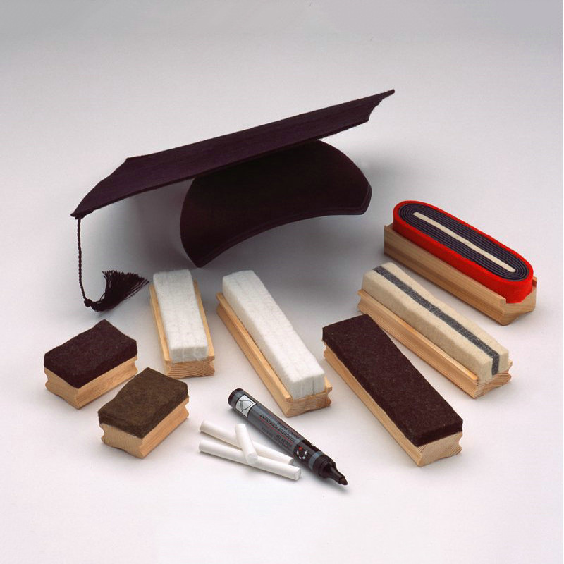 定制板擦毛毡 板擦专用化纤毛毡 清洁毛毡彩色板擦毛毡可定logo