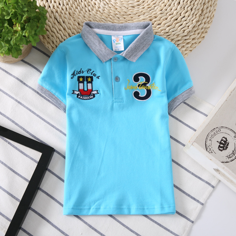 2023 polo shirt kids tops baby wear boy...