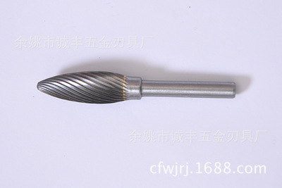 厂家直销硬质合金旋转锉火炬形H1232单纹钨钢磨头合金磨头可定制|ms